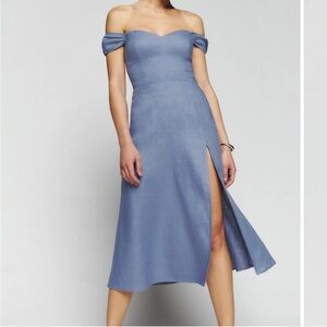 Reformation Bridgton Linen Dress